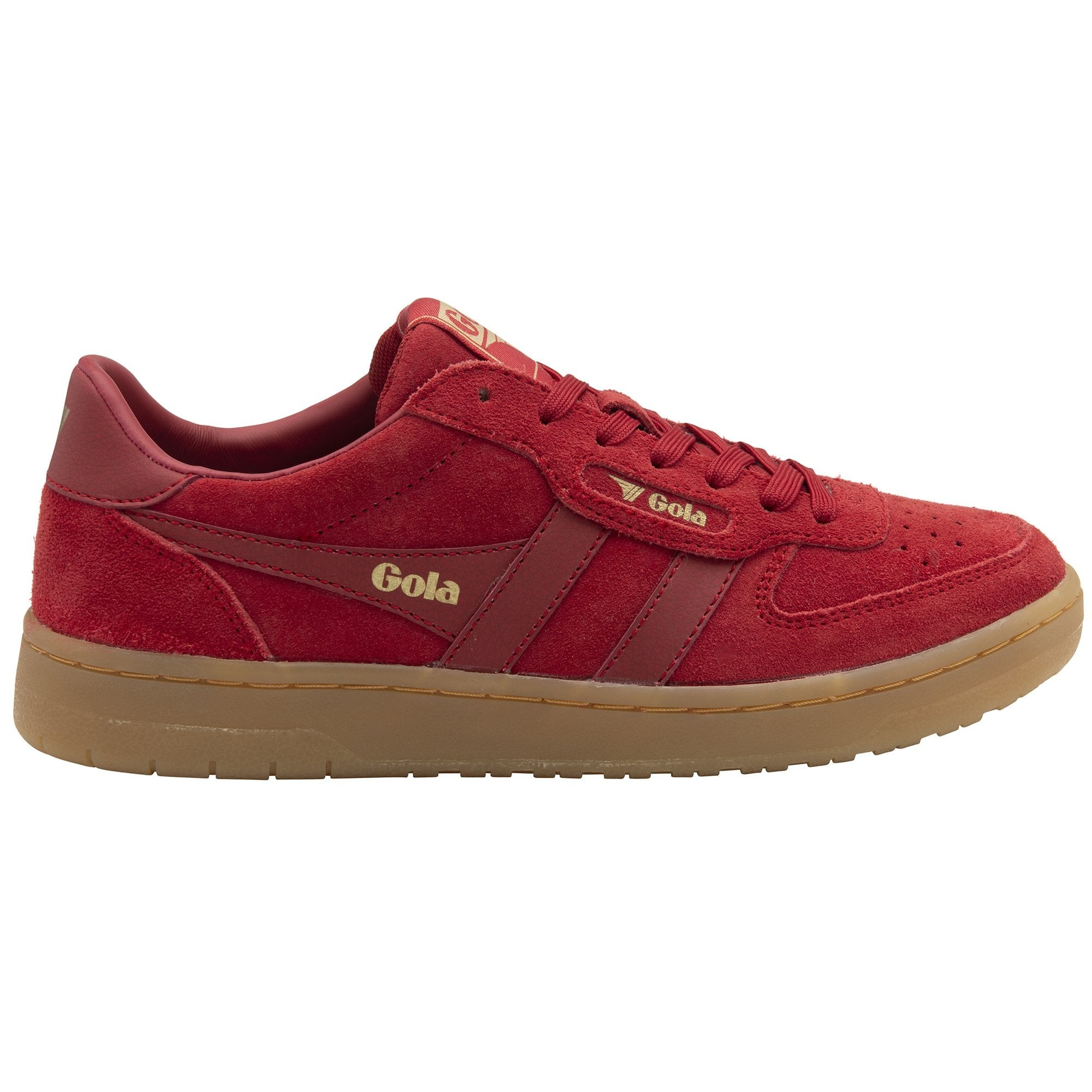 HAWK SUEDE 86 TRAINER RED/GUM