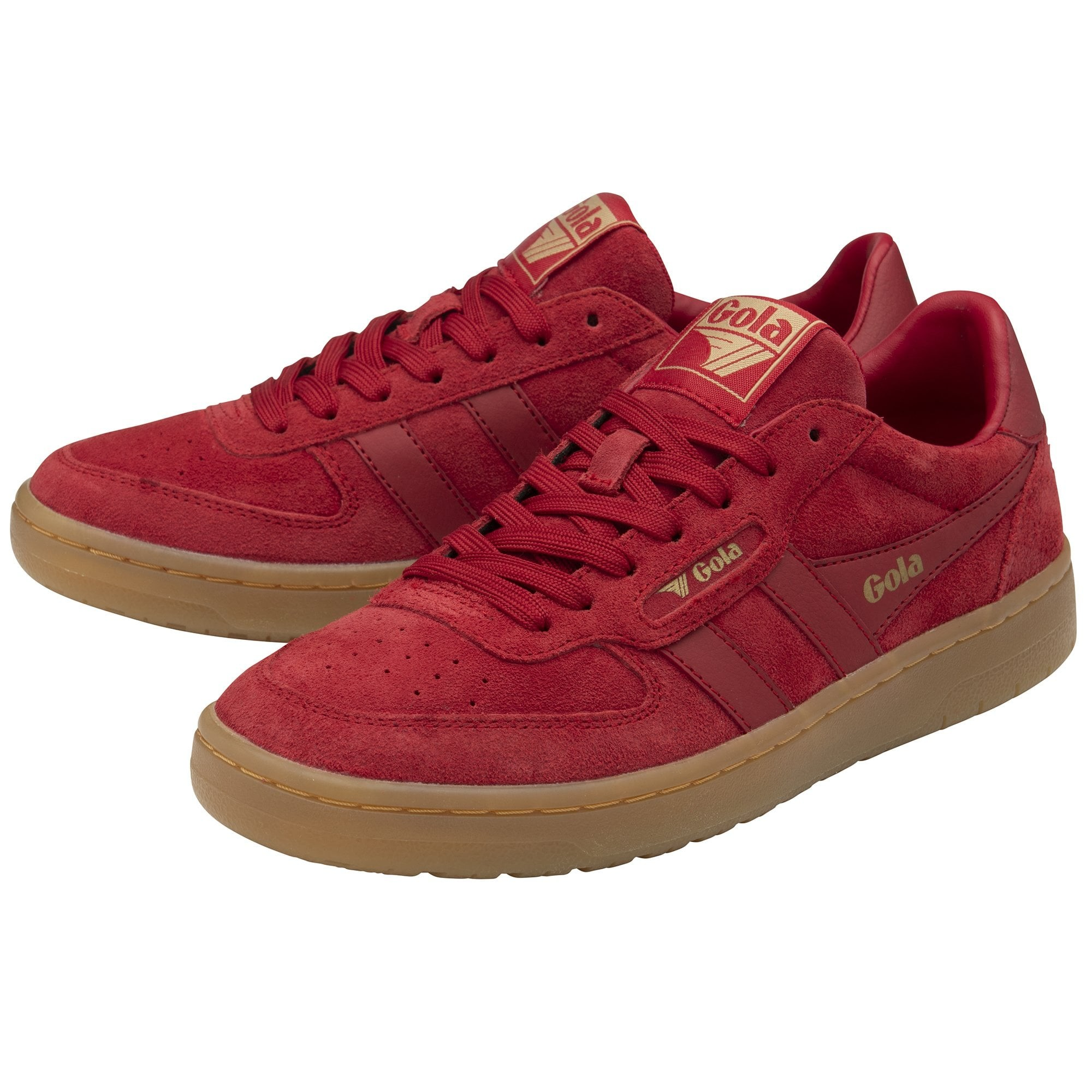 HAWK SUEDE 86 TRAINER RED/GUM