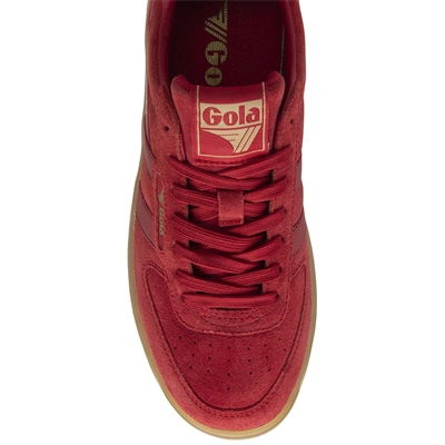 HAWK SUEDE 86 TRAINER RED/GUM