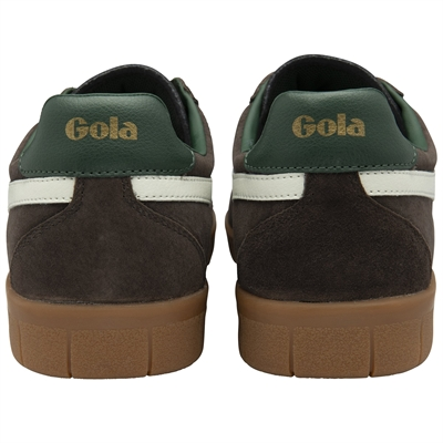 HURRICANE SUEDE TRAINER MOCHA/OFF WHITE/EVERGREEN/GUM