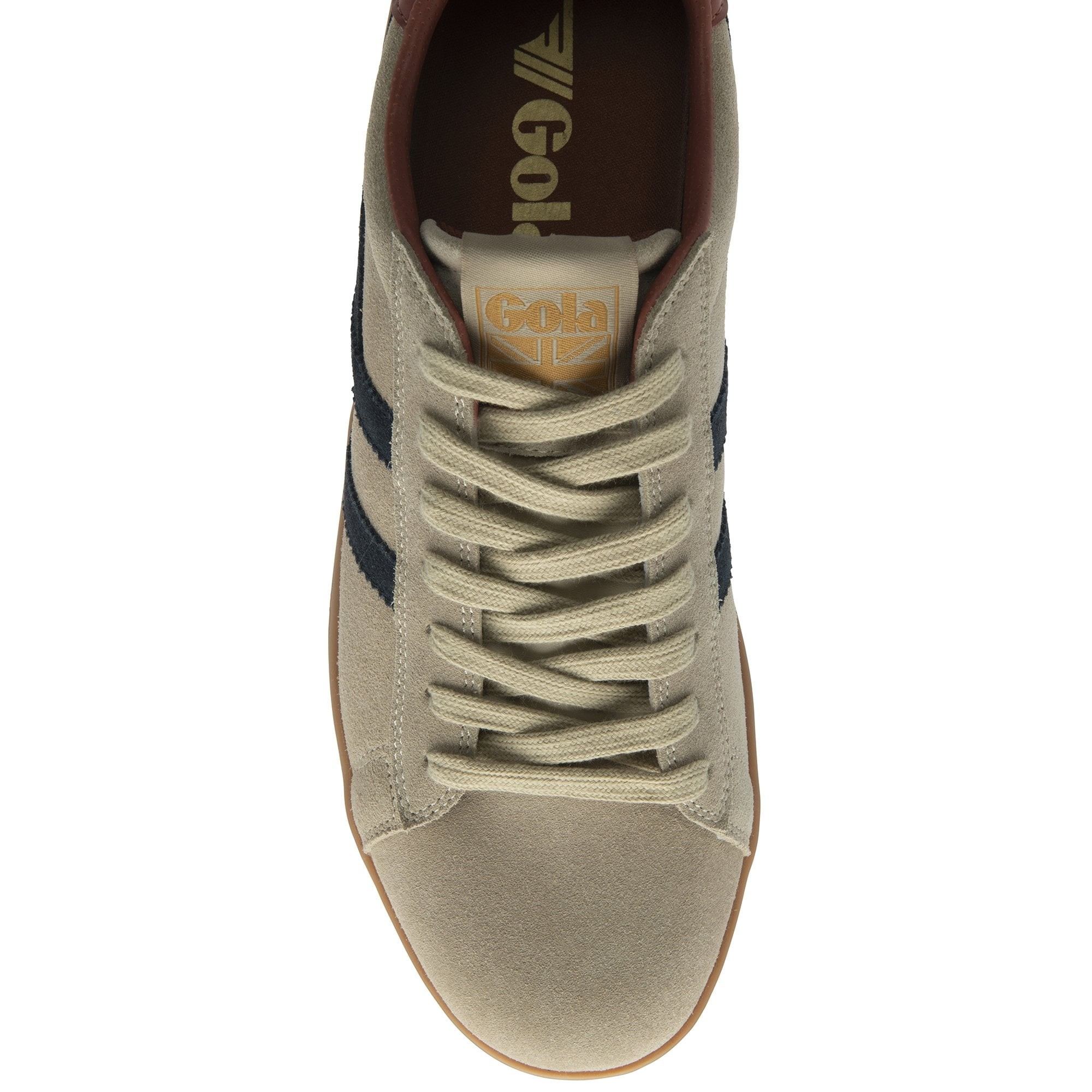 EQUIPE II SUEDE TRAINER BONE/NAVY/RUST