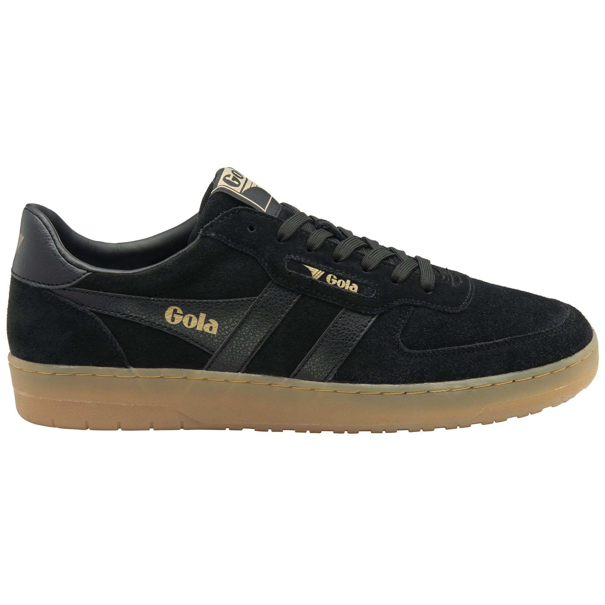 HAWK SUEDE '86 TRAINER BLACK/GUM