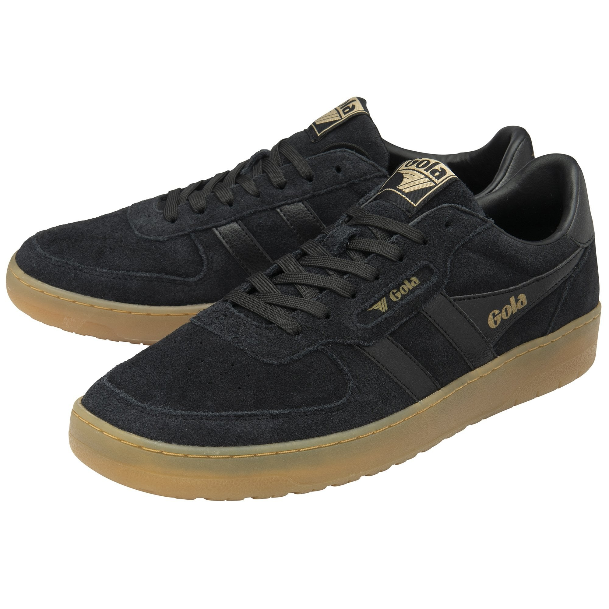HAWK SUEDE '86 TRAINER BLACK/GUM