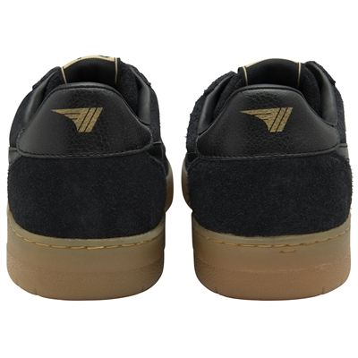 HAWK SUEDE '86 TRAINER BLACK/GUM