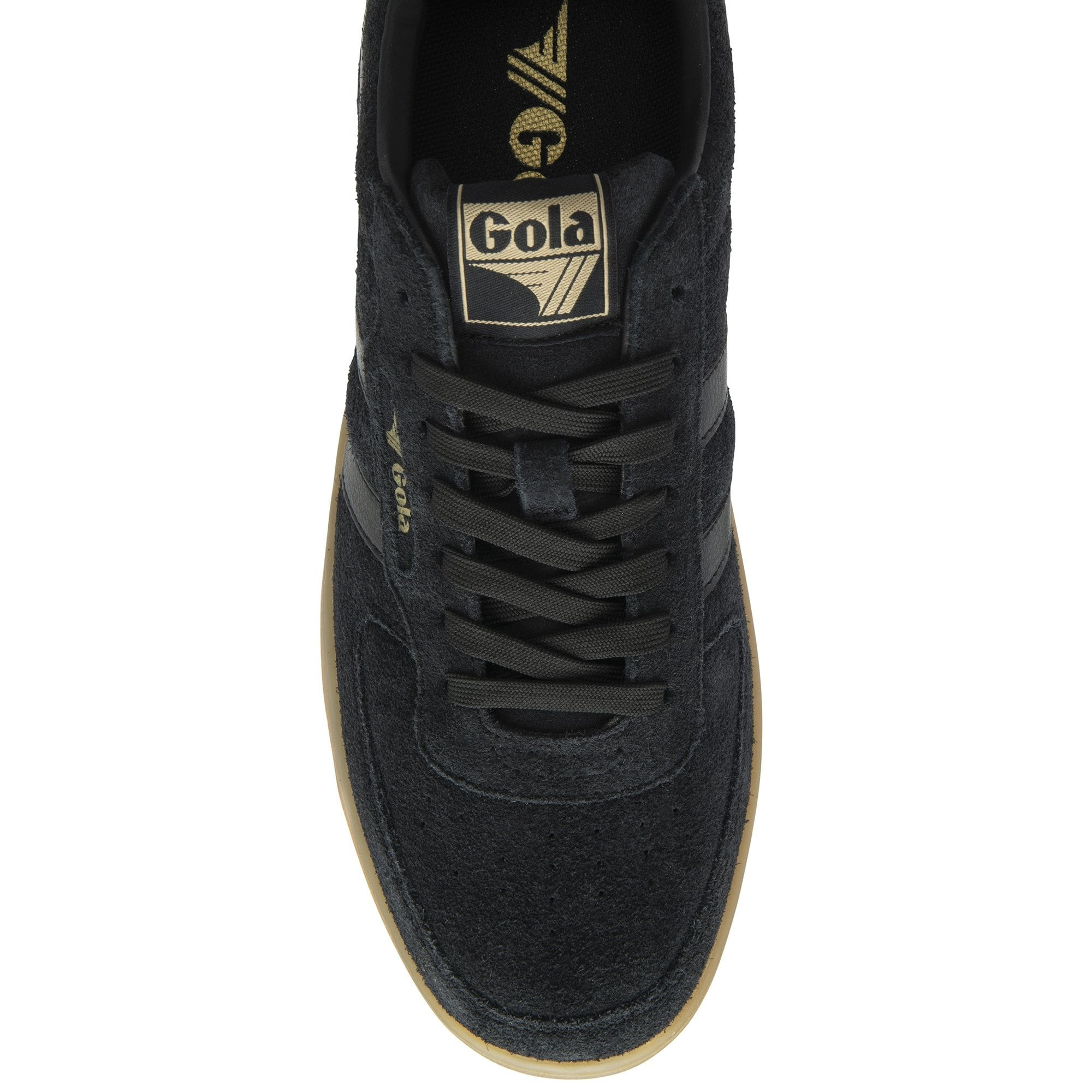 HAWK SUEDE '86 TRAINER BLACK/GUM