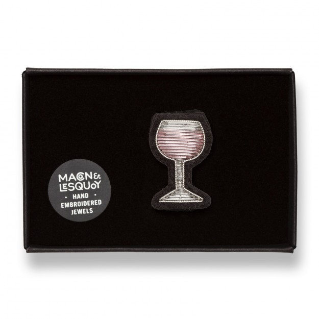 Broche - Verre de Rosé