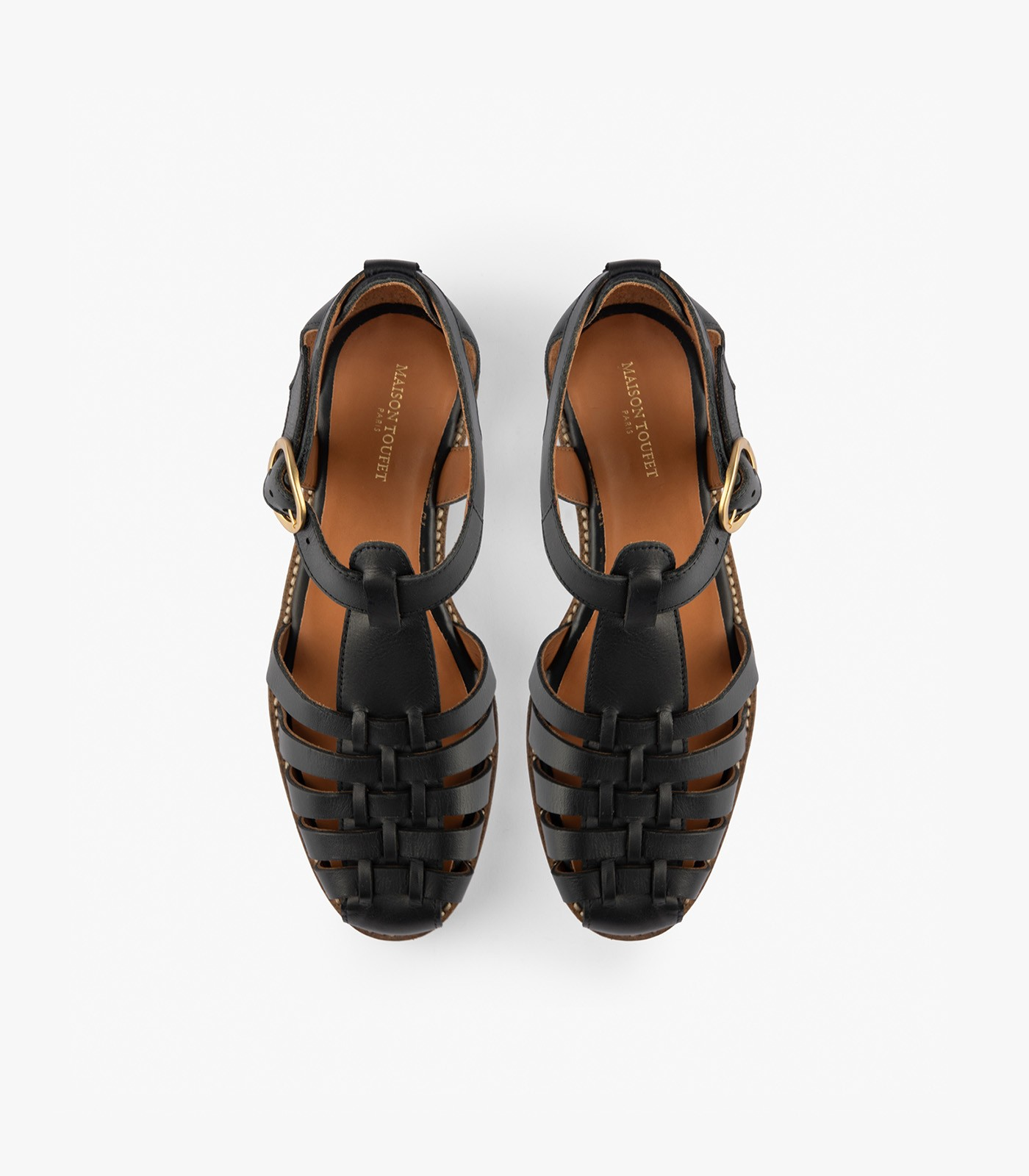 SUZANNE - CUIR LISSE NOIR