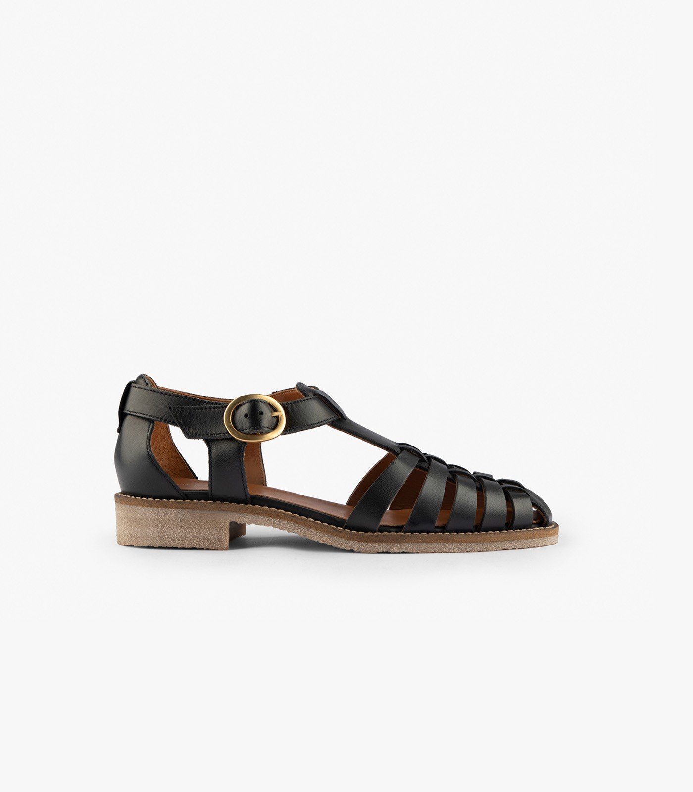 SUZANNE - CUIR LISSE NOIR