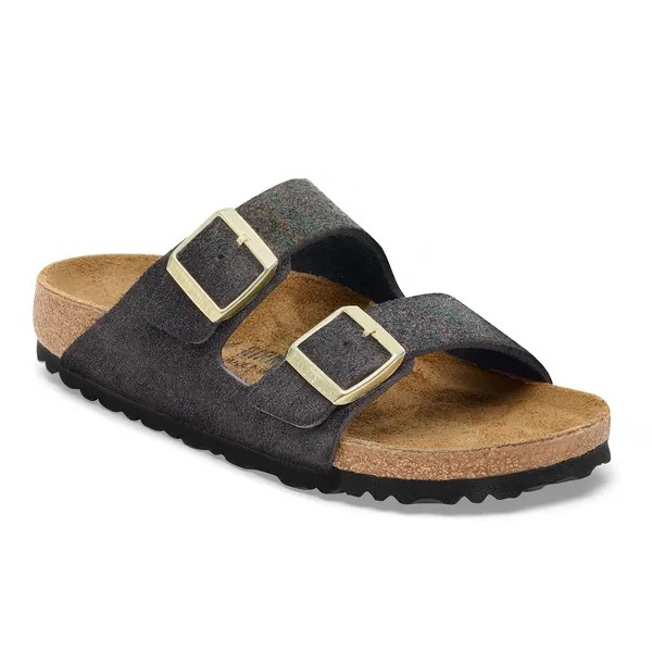 Arizona - Lit de pied souple - Shimmering Black - Etroite
