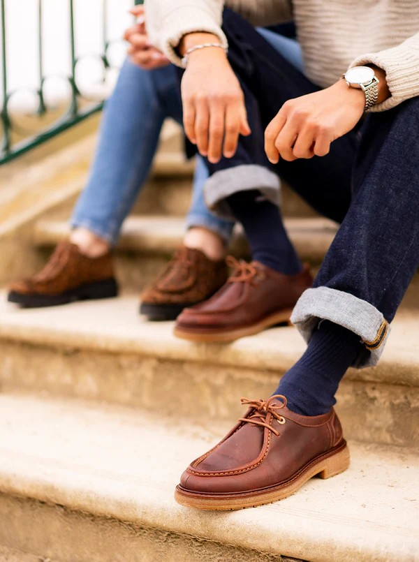 Derbies S3806 - Gras Marron
