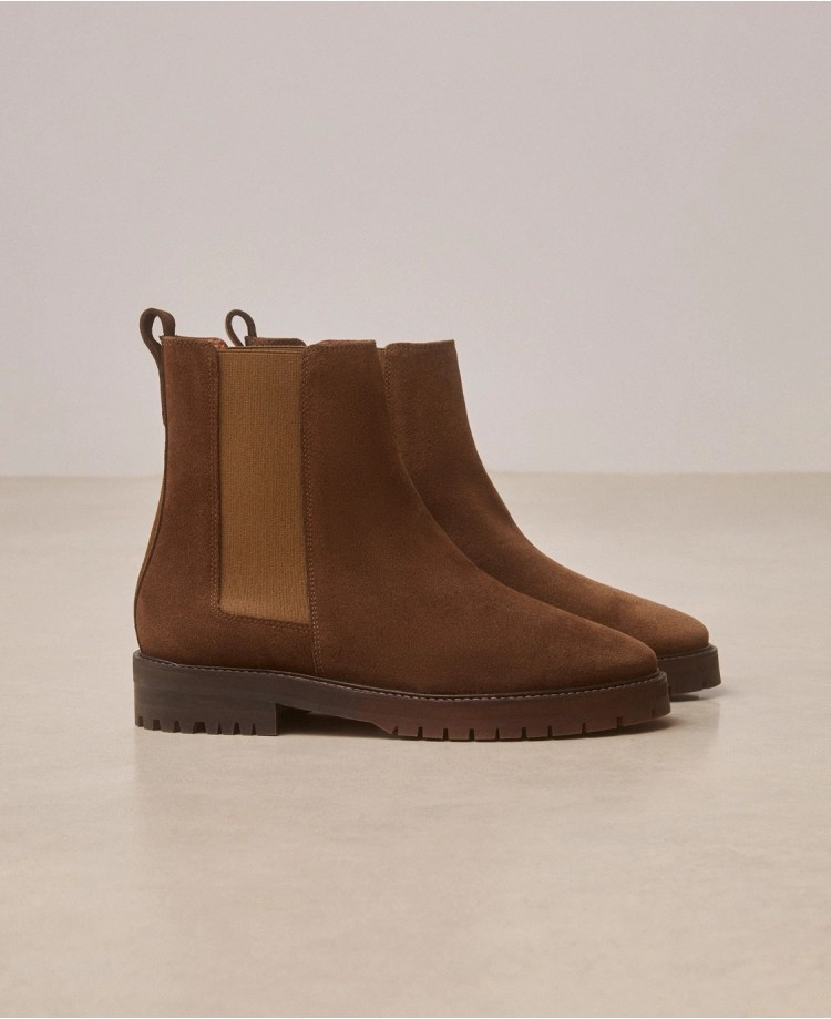 Bottines n°501 - Suede - Mocha