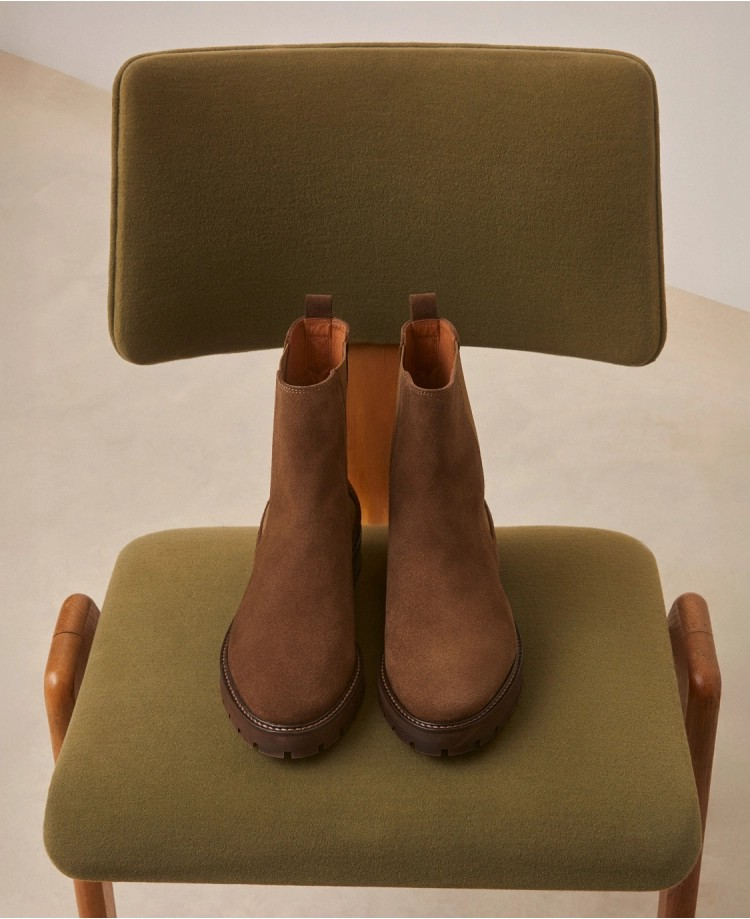 Bottines n°501 - Suede - Mocha