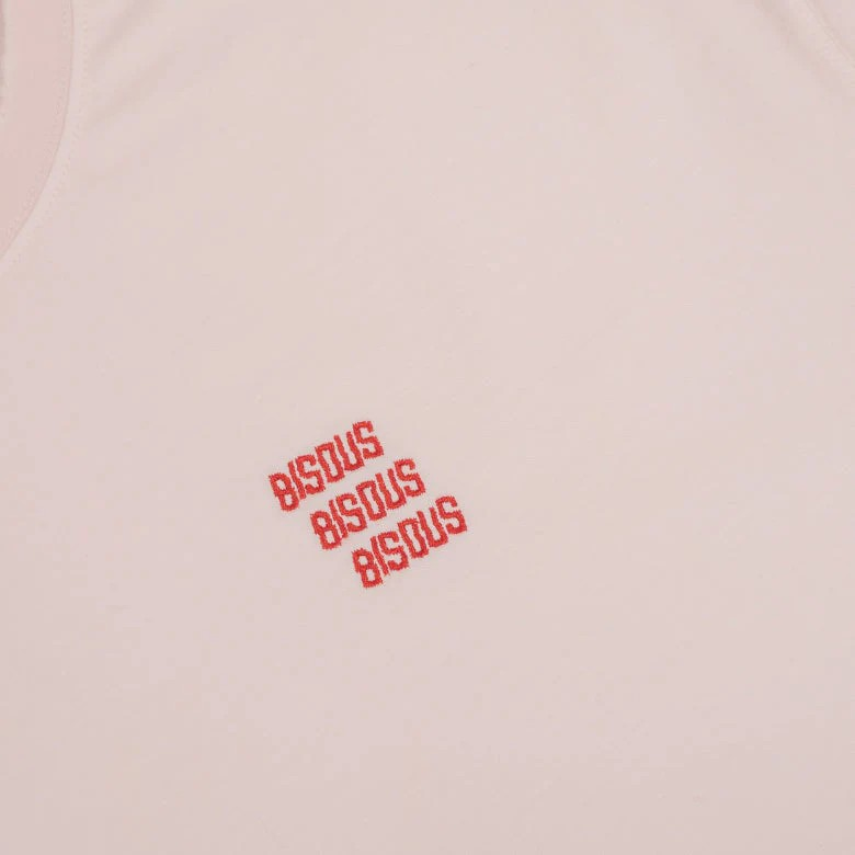 T-shirt Bisous X3 Used Pink