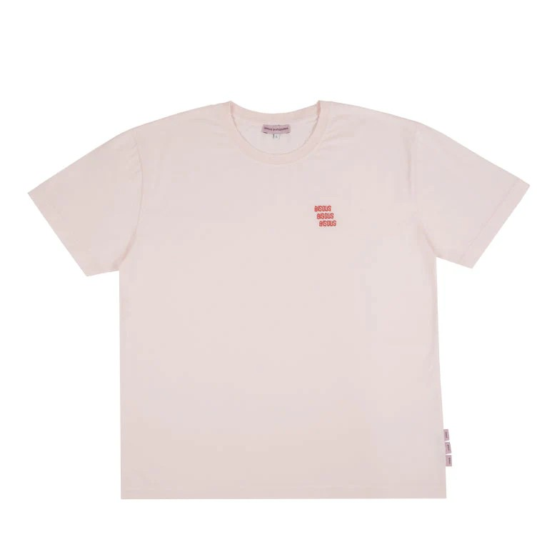 T-shirt Bisous X3 Used Pink