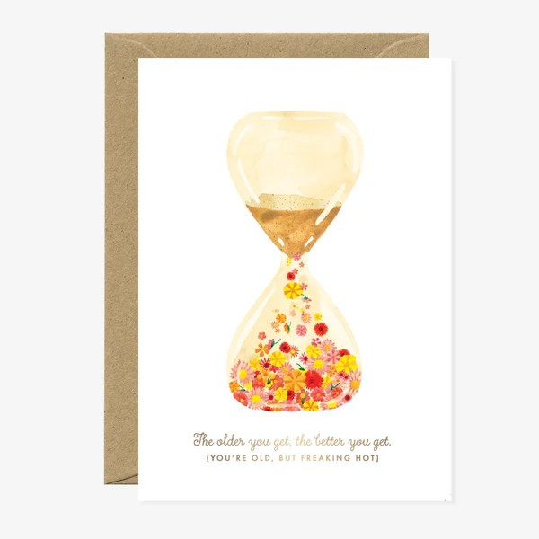 Carte de voeux - Sablier Love