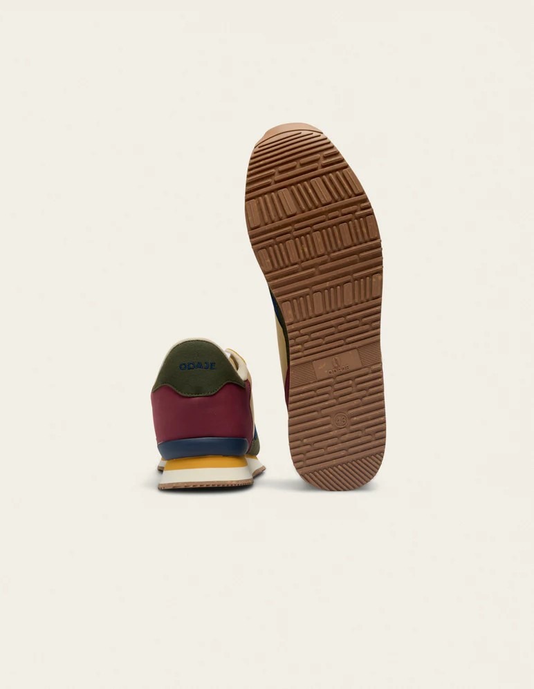 André - Kaki bordeaux moutarde