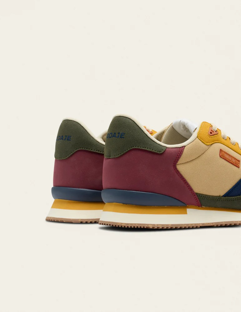 André - Kaki bordeaux moutarde