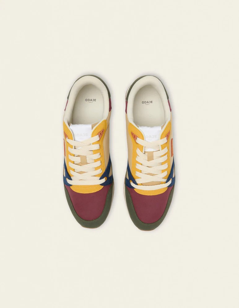 André - Kaki bordeaux moutarde