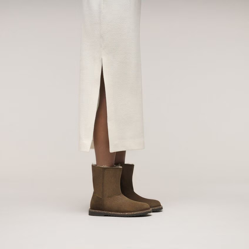 Uppsala Zip Shearling - Dark Tea