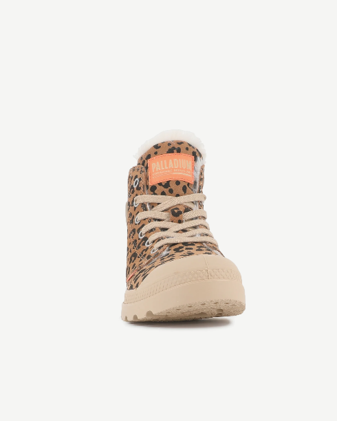 PAMPA HI ZIP WL LEO - DEAR BROWN / BLACK
