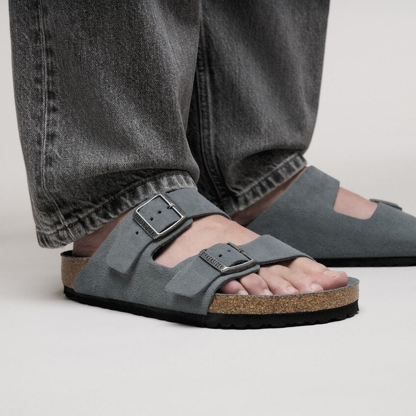 Arizona - Lit de pied souple - Basalt Gray Tonal - Etroite