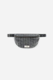 Custine - le sac banane - Denim Noir Rayé