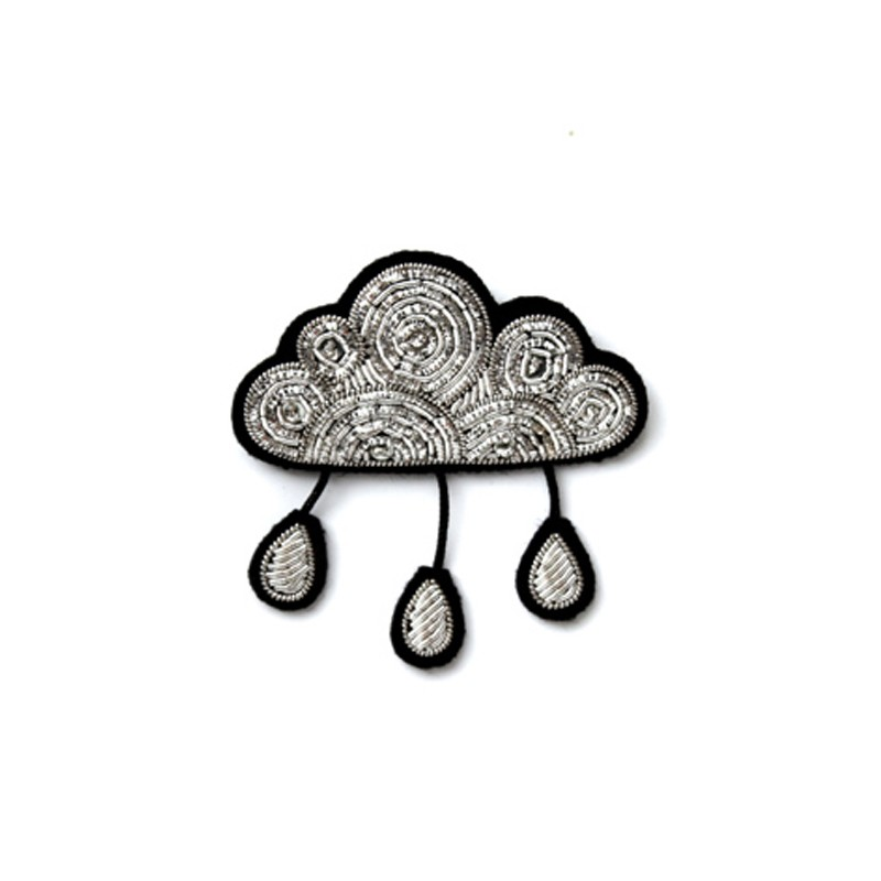 Broche - Nuage et pluie