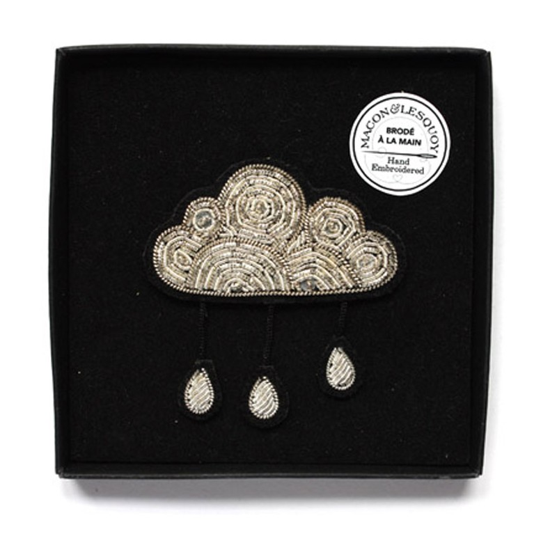 Broche - Nuage et pluie