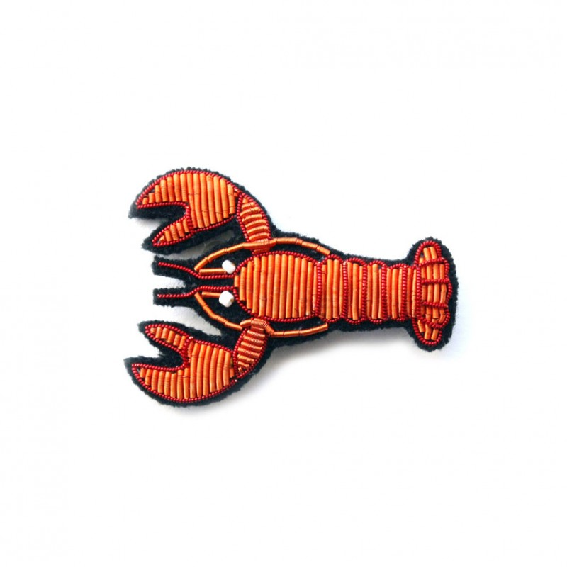 BROCHE - HOMARD ORANGE