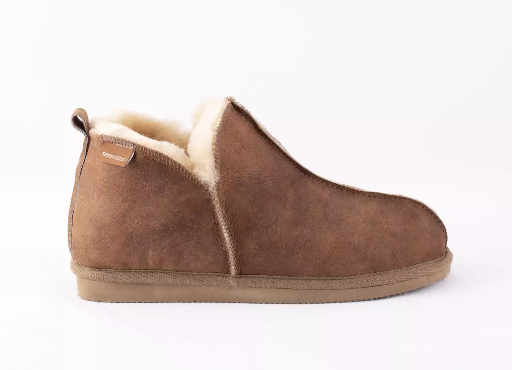Annie slippers Antique Cognac