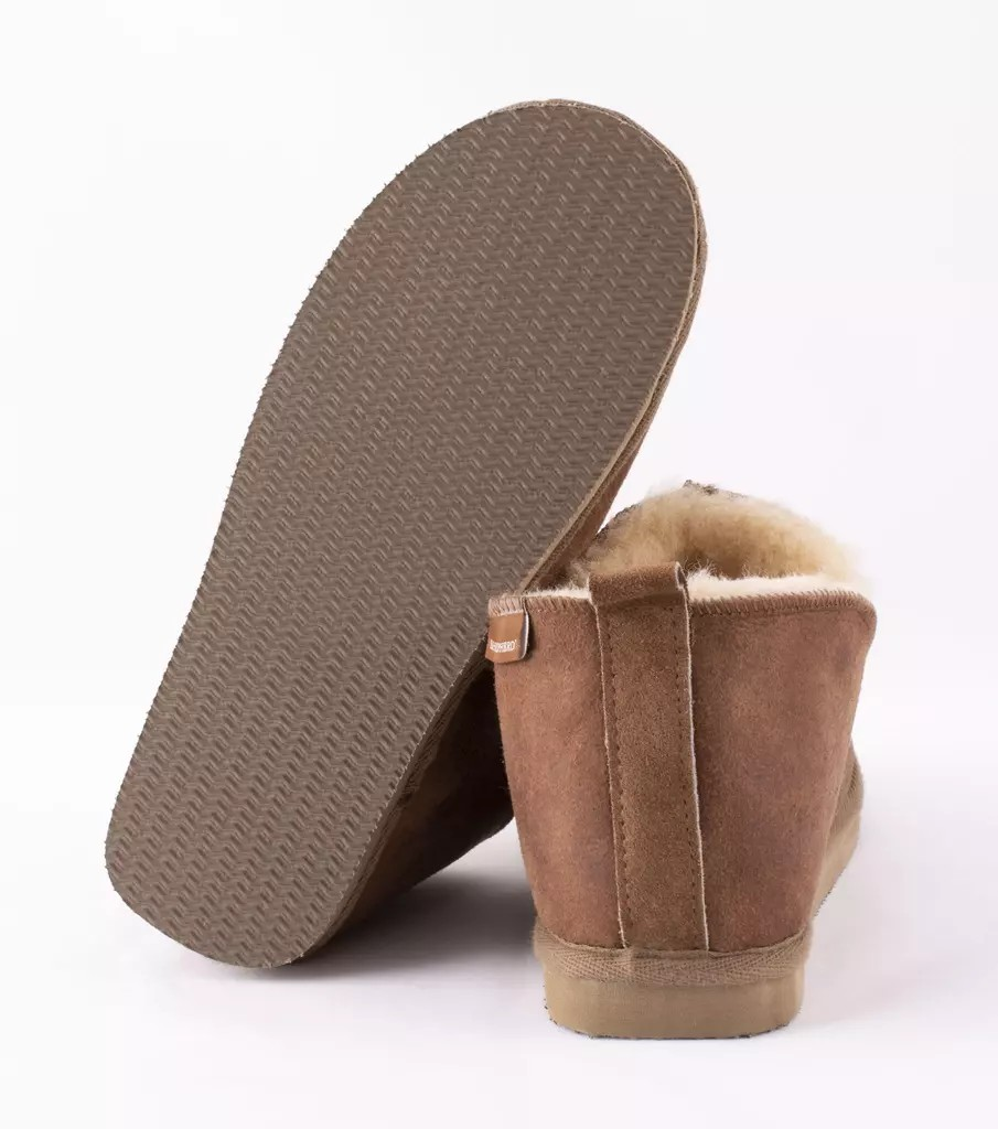 Annie slippers Antique Cognac