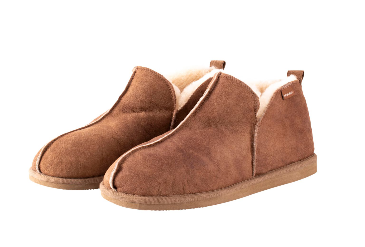 Anton slippers Antique cognac