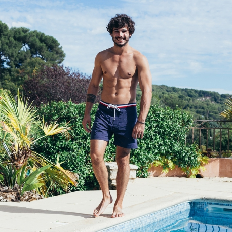 SHORT DE BAIN - Le Mousaillon Bleu marine