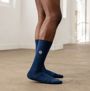CHAUSSETTES - Les Lucas Unies Bleues