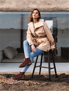 Chelsea Liqueur de Café / Cuir Pull-Up