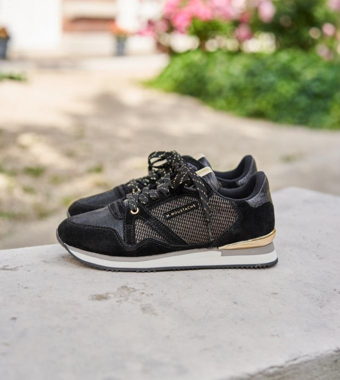 Andrée - Suède noir et PDP doré