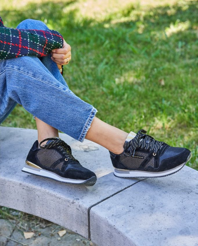 Andrée - Suède noir et PDP doré