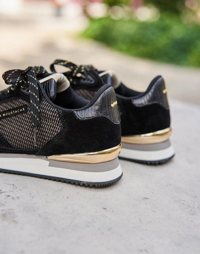 Andrée - Suède noir et PDP doré