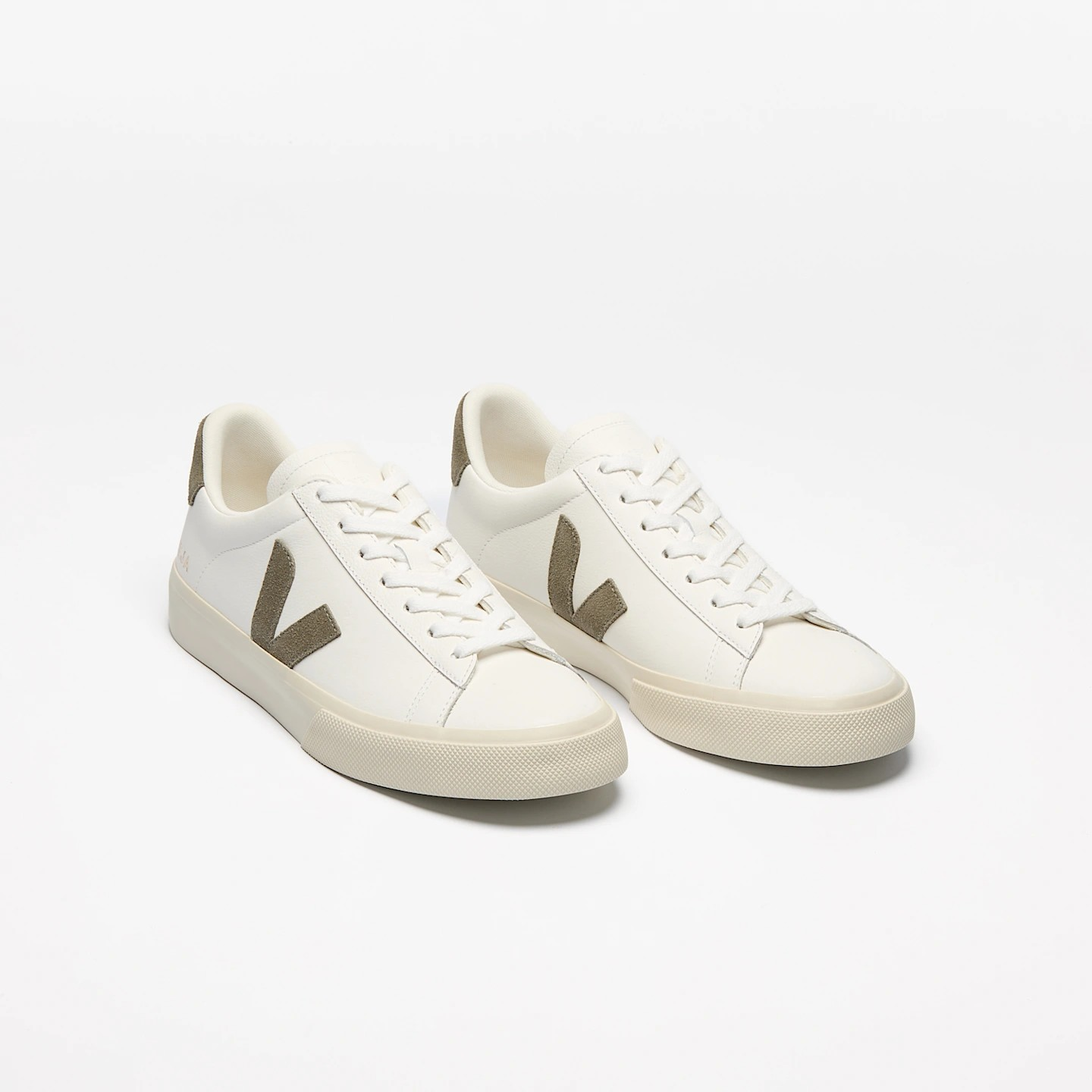 CAMPO LEATHER WHITE KAKI - FEMME