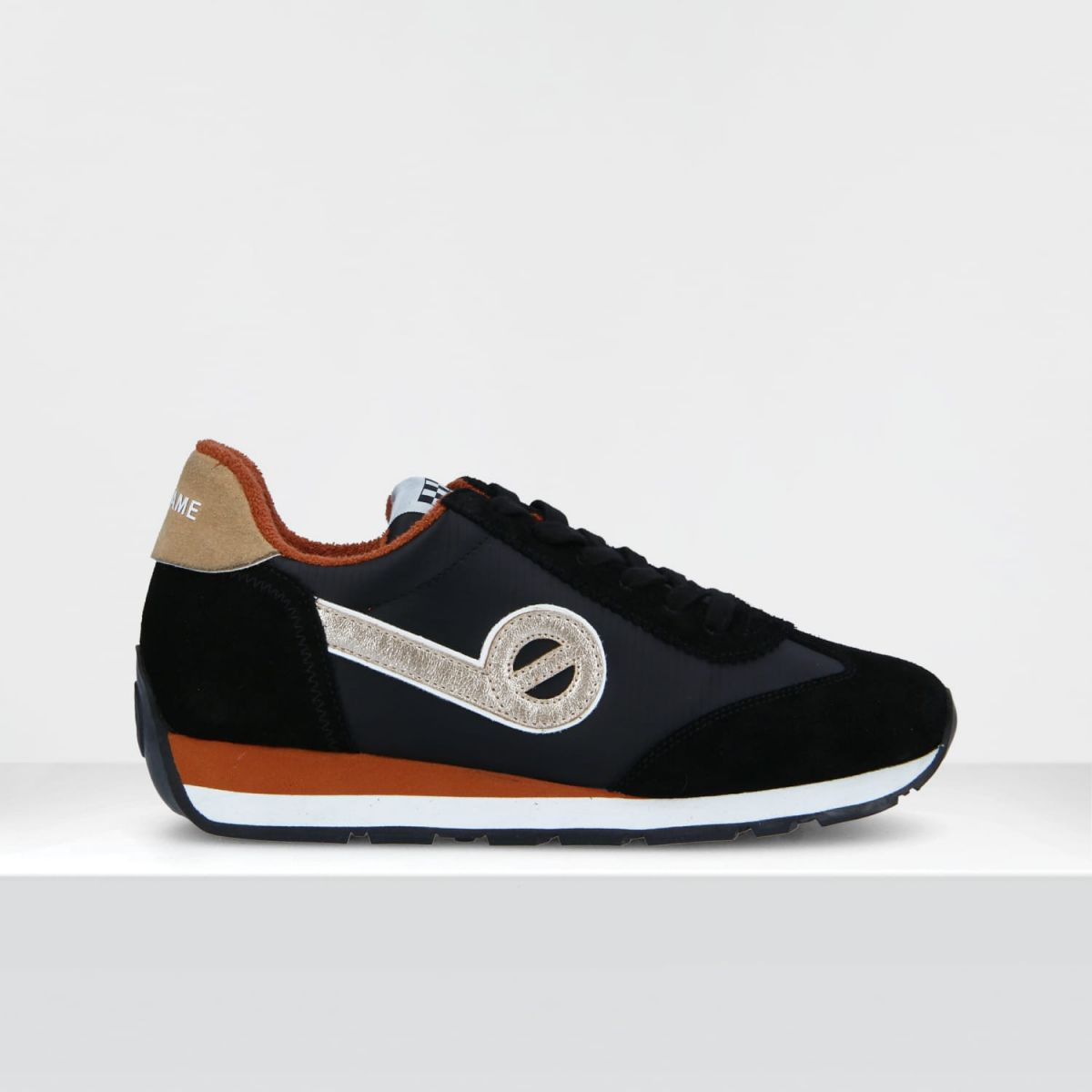 CITY RUN JOGGER W SUEDE/CAMPER BLACK/BLACK