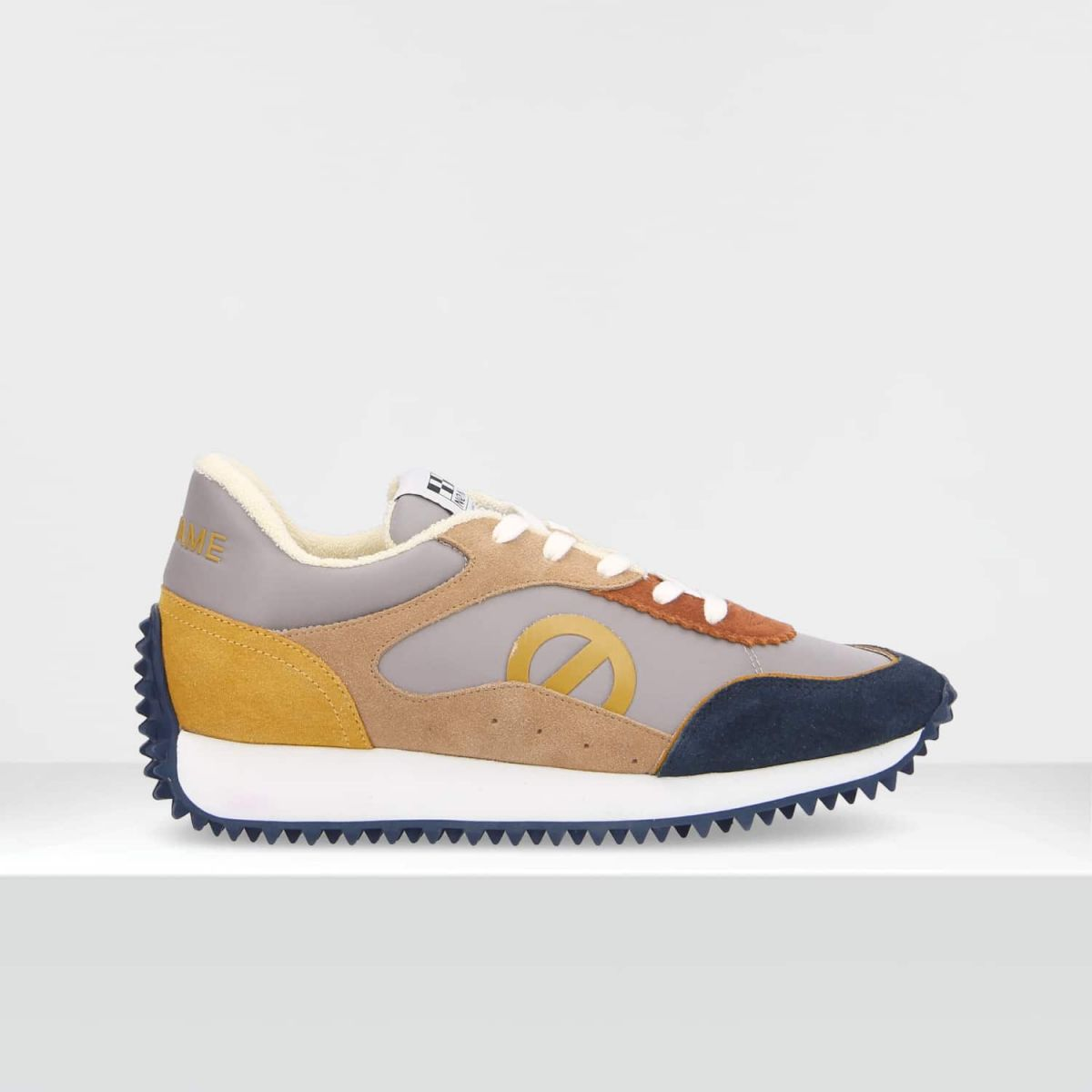 PUNKY JOGGER RONI/SUEDE CARBONE/NAVY