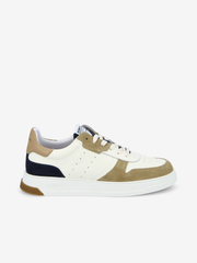 ORDER SNEAKER GR.NAPPA/SUEDE WHITE/BEIGE