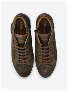 SPARK MID ZIP SUEDE/BRONX ARMY/TABAC