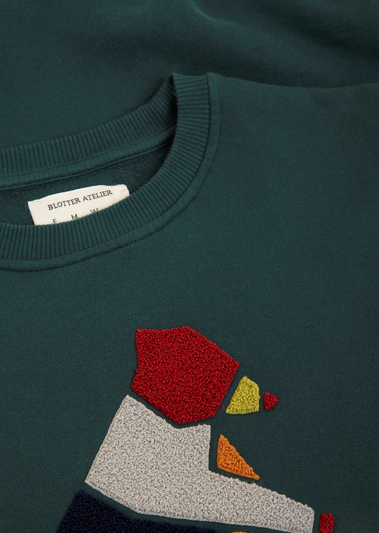 BEAR BLOCK 2 SWEAT GREEN