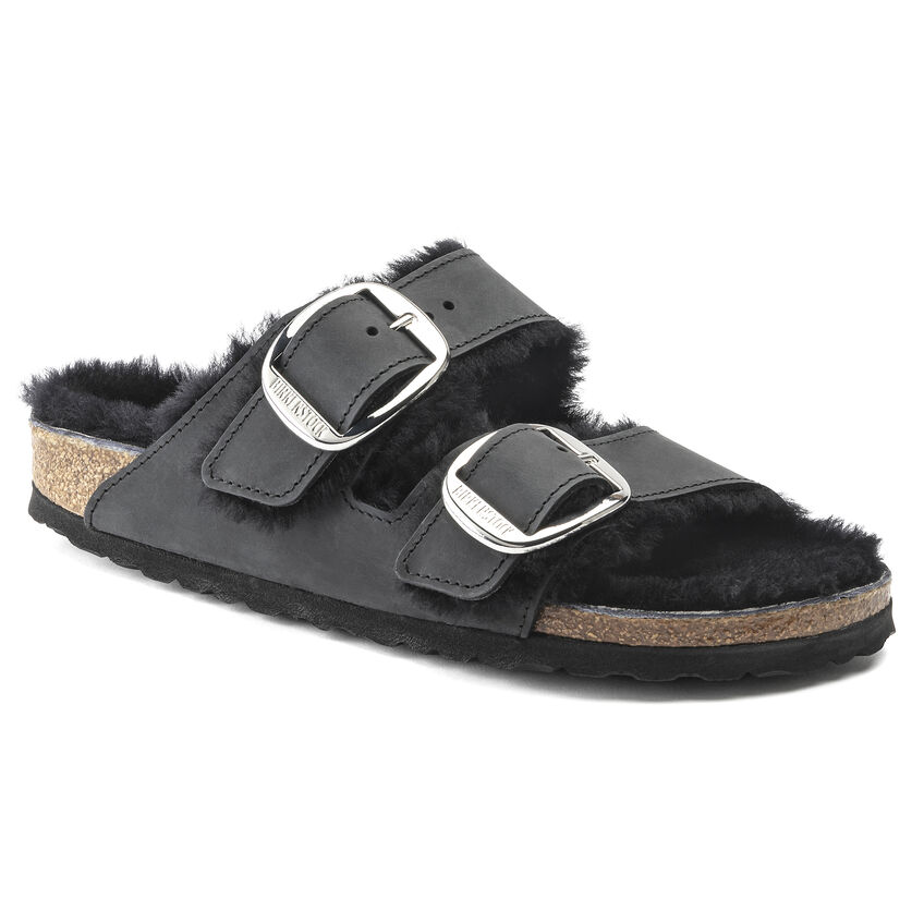 Arizona Big Buckle Shearling FL Black LAF
