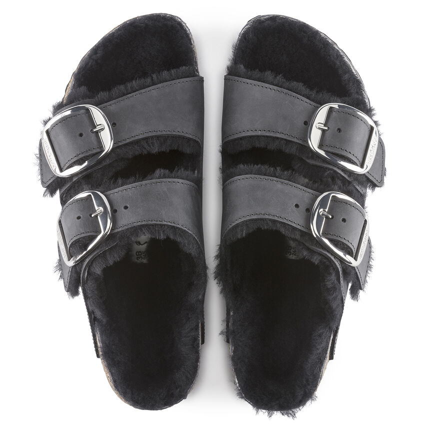 Arizona Big Buckle Shearling FL Black LAF