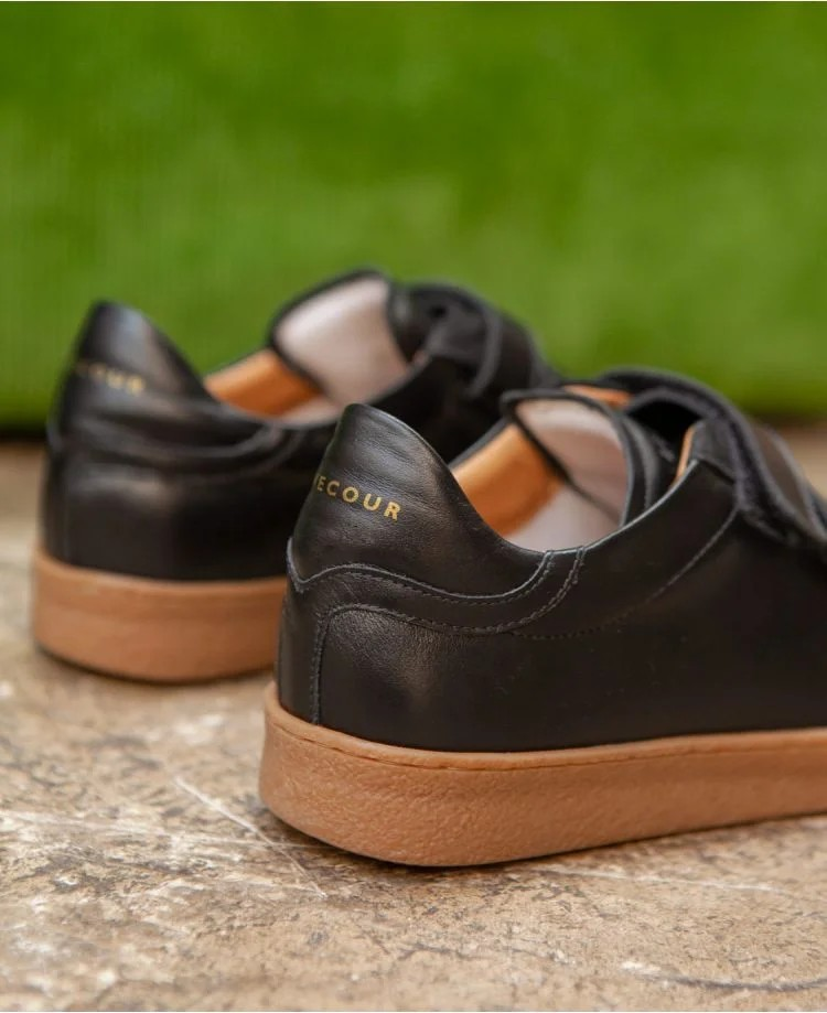 Baskets n°11 - Cuir/Suède Noir