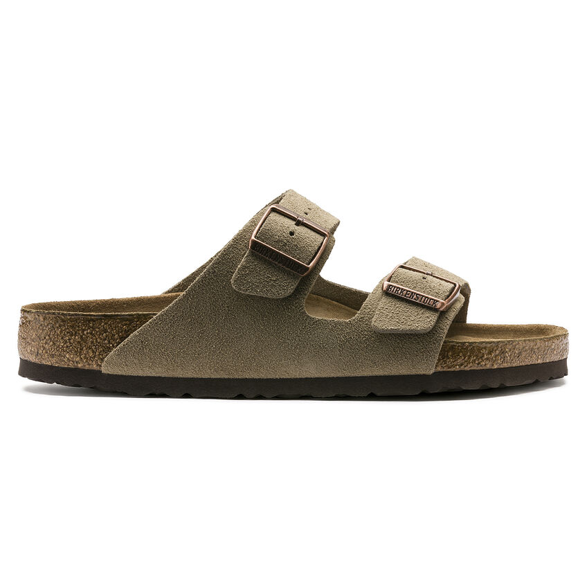 Arizona - Lit de pied souple - Suede Taupe  - Normale