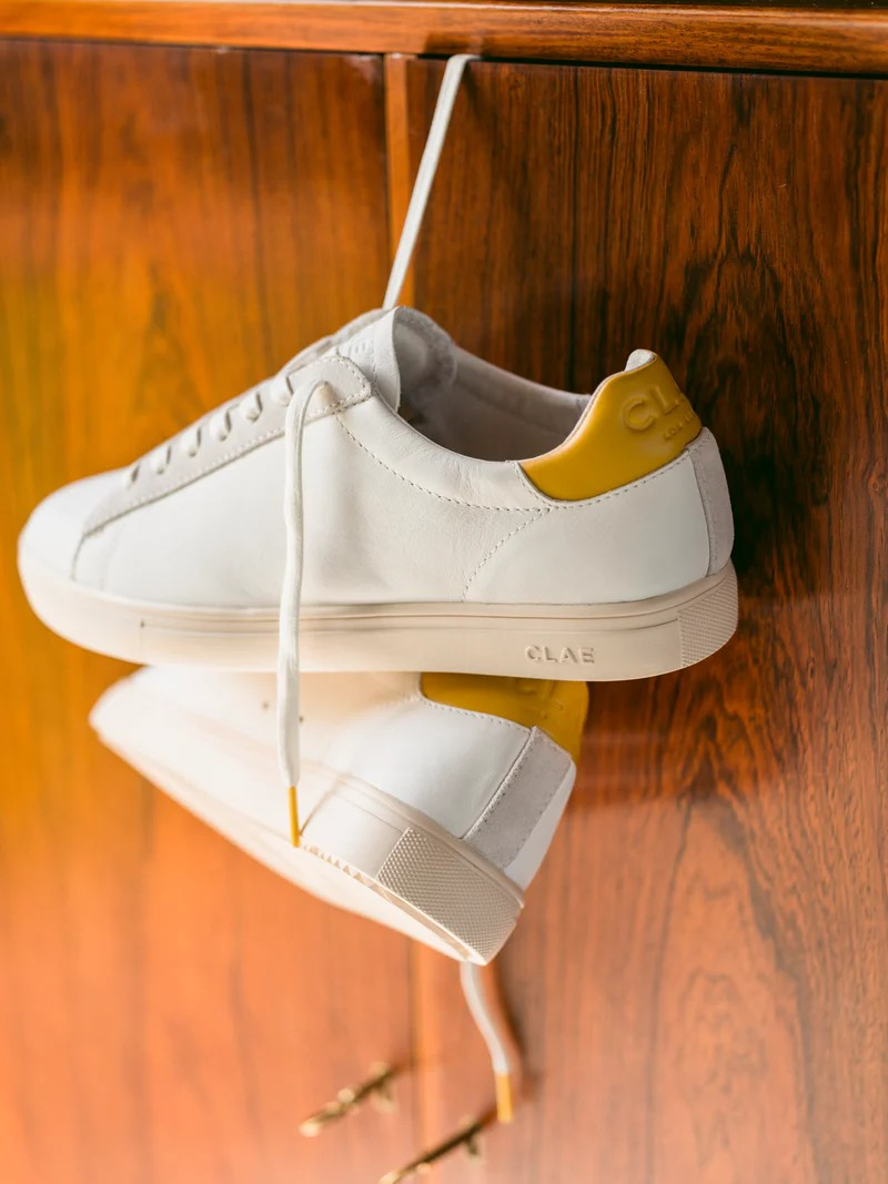 BRADLEY WHITE LEATHER MINERAL YELLOW