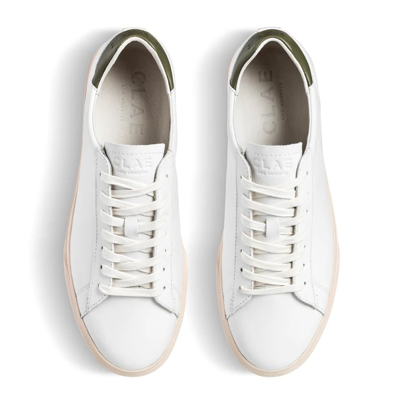 BRADLEY VENICE WHITE LEATHER OLIVE